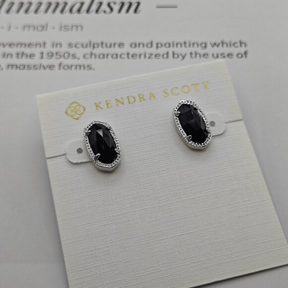 Kendra Scott silver stud earrings - Picture 1 of 3